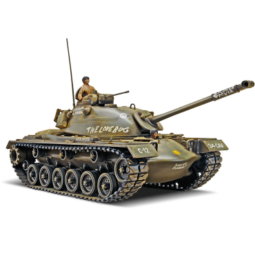 KIT PARA MONTAR REVELL MONOGRAM TANQUE DE GUERRA M-48 A-2 PATTON TANK 1/35 151 PEÇAS REV 85-7853 17853